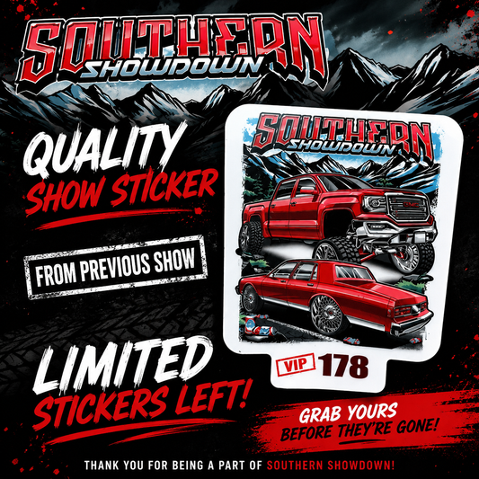 Southern Show Down Stickers