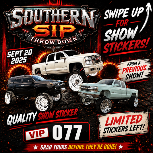 Southern Sip Show Stickers
