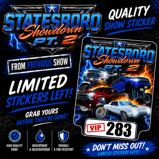 Statesboro Show Down Stickers