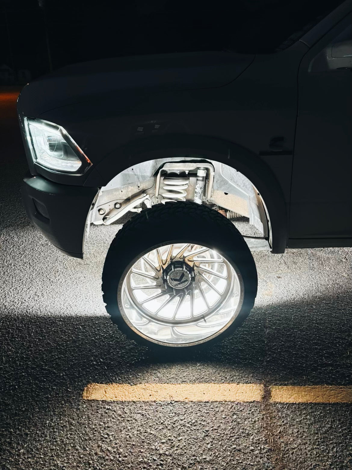 24v SUPER intense 7 row wheel lights!
