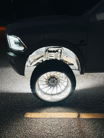 24v SUPER intense 7 row wheel lights!